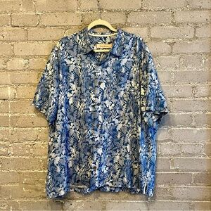 Tommy Bahama 100% Linen Camp Shirt - Size XL